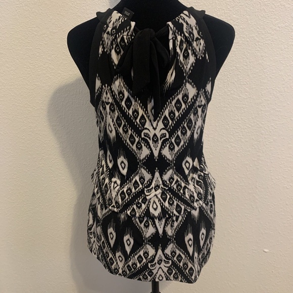 White House Black Market Drop Waist Sleeveless Top With Pockets Women's Size XS - Picture 3 of 12